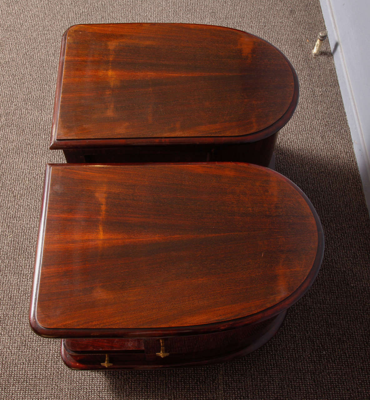 Pair of art-deco bedside tables