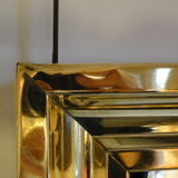 Brass mirror from the 1970's - 72cm x 86cm