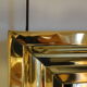 Brass mirror from the 1970's - 72cm x 86cm