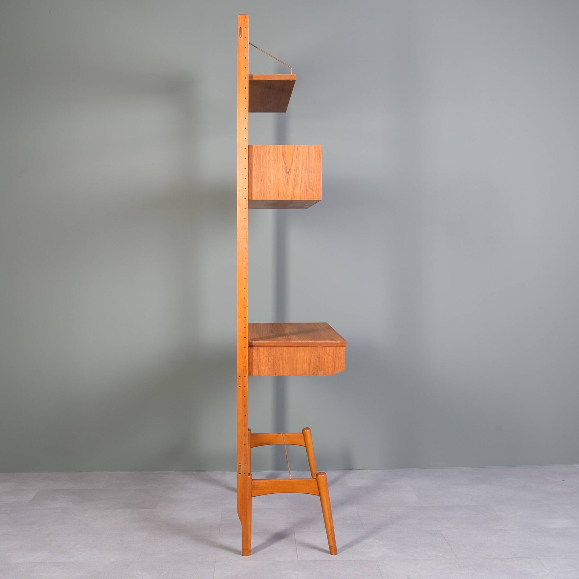 Teak Modular Wall Unit, Brodrene Jatog Mobelfabrik, Norway, 1960s