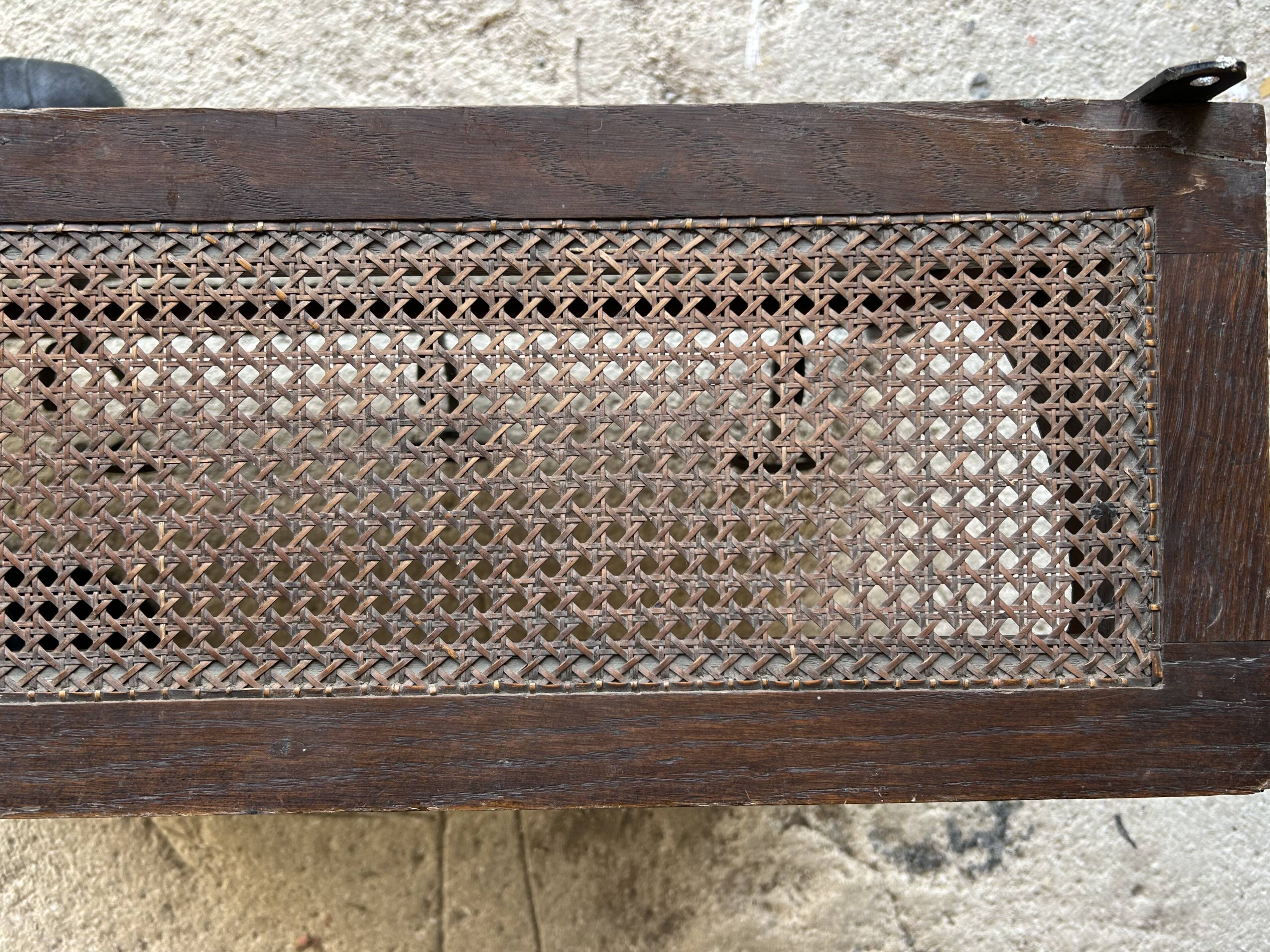 Antique coat rack/wall mirror