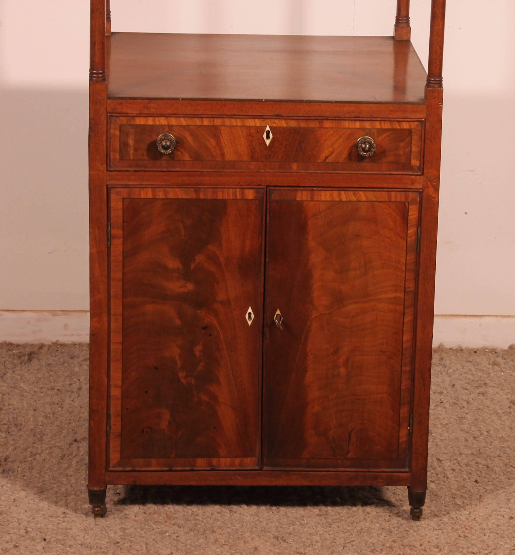 mahogany whatnot shelf circa 1800 George III period