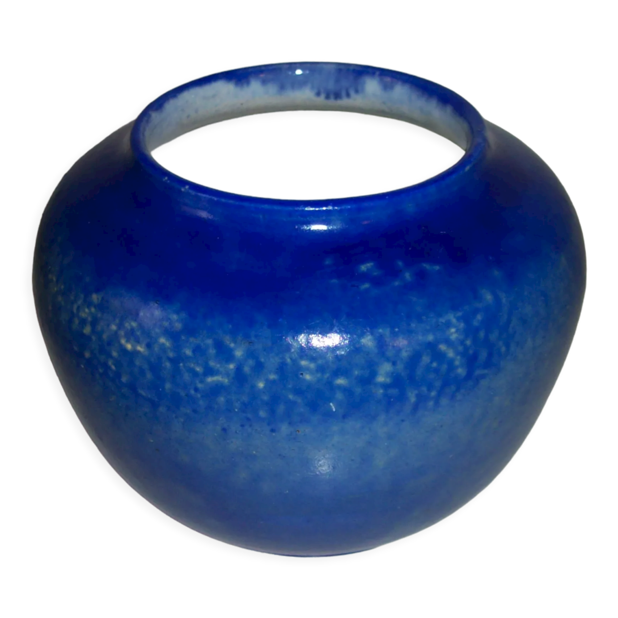 Art deco ball vase signed