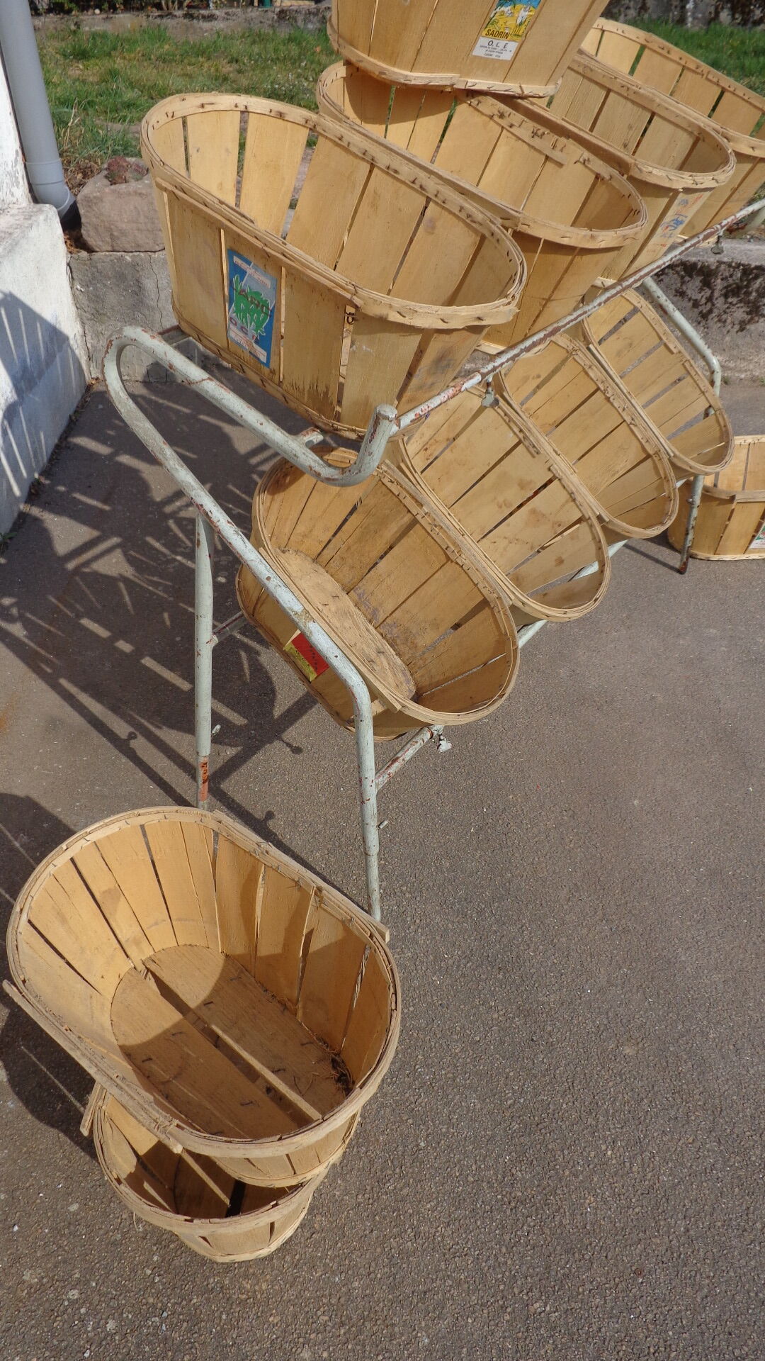 Vintage grocery display