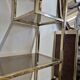 Vintage 1970s golden designer shelf