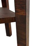 Art Deco Oak Side Table Inlaid Leaf coromandel minimalist design