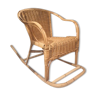 Rocking chair for children in rattan