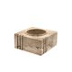 Travertine cubic vide poche / ashtray, Cerri Nestore, Italy, 1970s