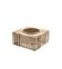 Travertine cubic vide poche / ashtray, Cerri Nestore, Italy, 1970s