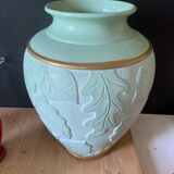 Large green vase