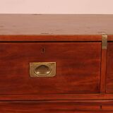 Commode militaire, de marine en acajou, XIXème siècle