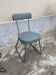 Blue-grey industrial office chair