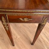 Console, games table Louis XVI style, nineteenth century