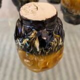 Set of 7 small glasses of Zoomorphic Vallauris Chicks