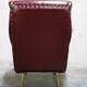 Pair of armchairs vintage with feet brass Italy 1960 s