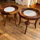 G. Scapinelli. Pair of Maracana side tables.