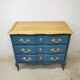 Vintage cherry wood commode refurbished