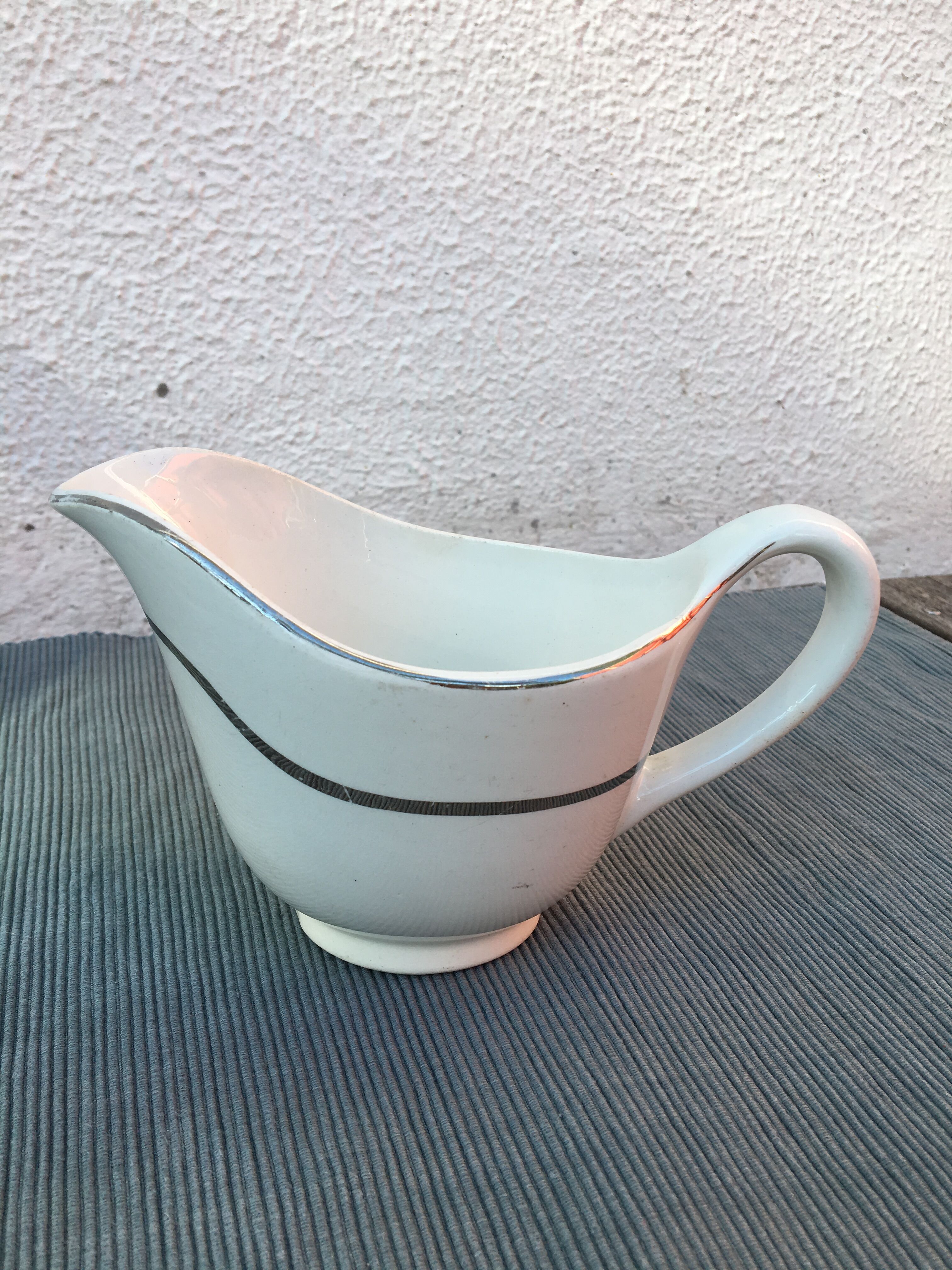 Badonviller earthenware saucer 1930