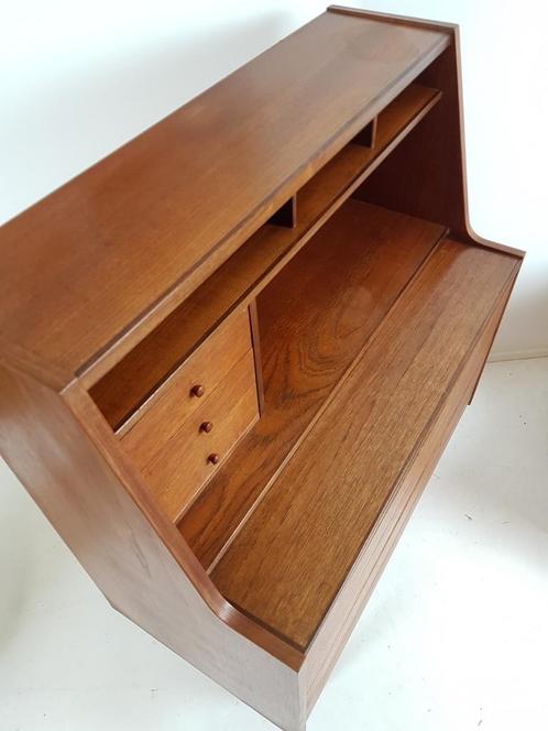 Commode secrétaire danoise en teck Chatol