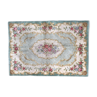 Tapis français savonnerie aubusson fait main 140x202 cm