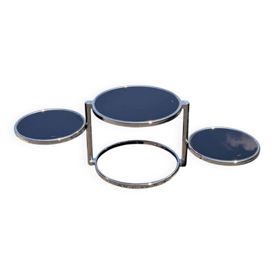 Table basse à 3 plateaux Leitmotiv-Swivel