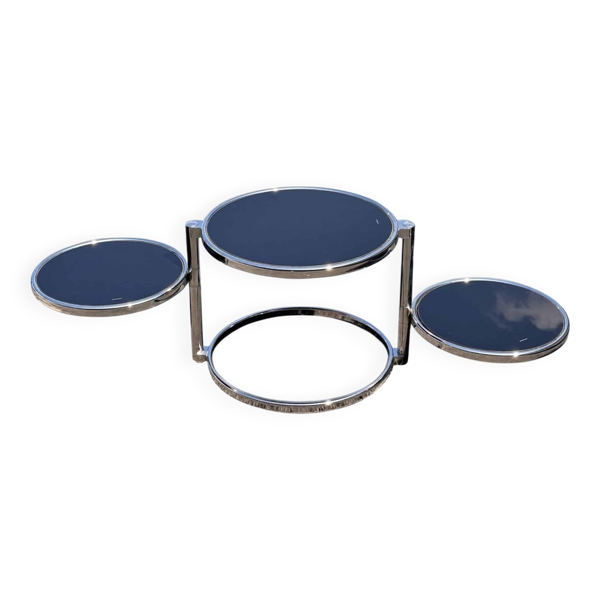 Table basse à 3 plateaux Leitmotiv-Swivel