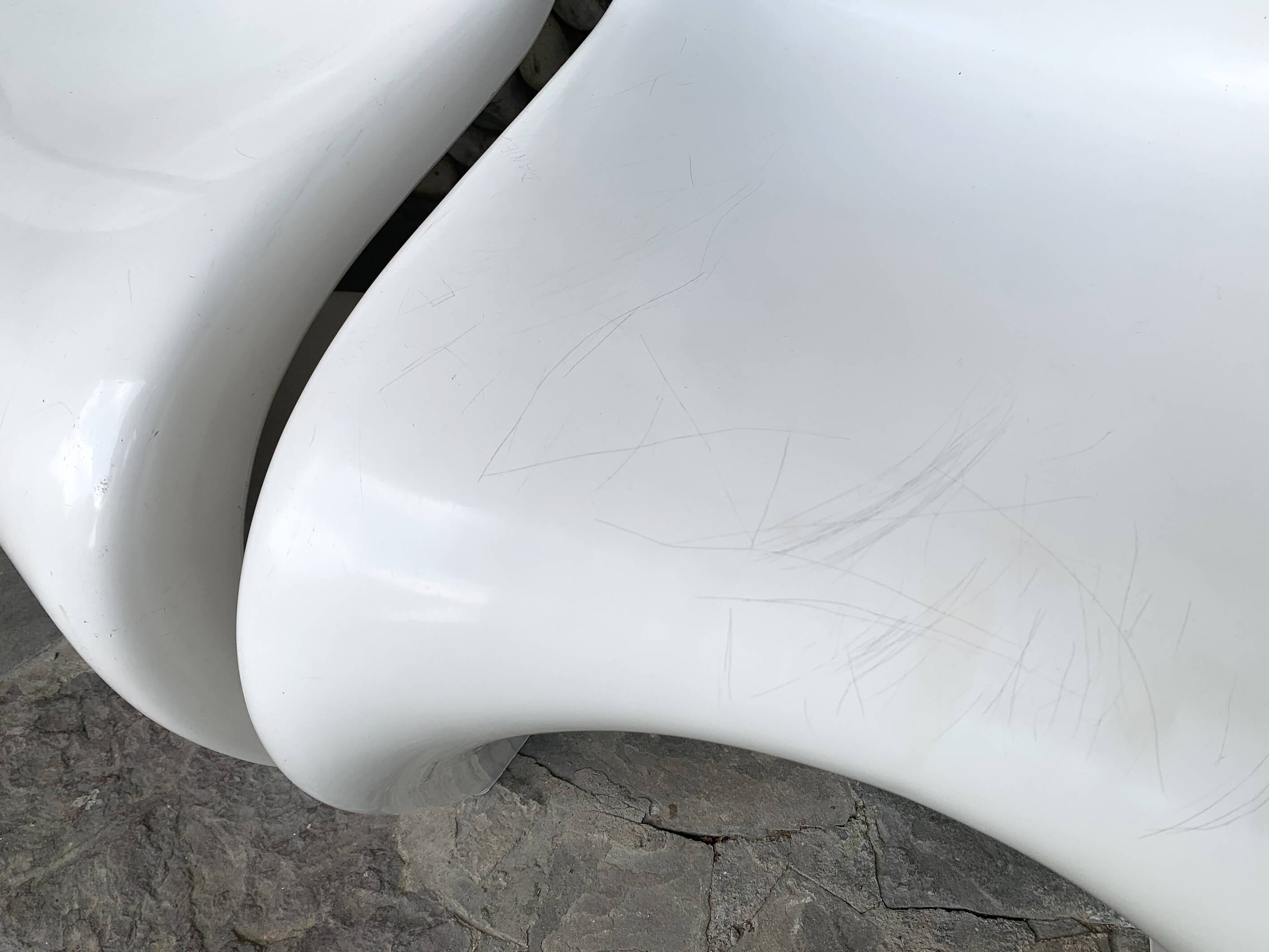 S chairs by Verner Panton for Herman Miller Fehlbaum Production, series of 4