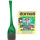 Vintage Emerald Green Corroso Murano Glass Vase by Seguso, Italy