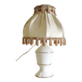 Lampe à poser en opaline - années 60/70