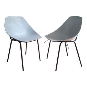 Chairs Pierre Guariche Shell Meurop 1960