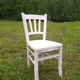 Chaise ancienne blanche
