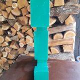 Large sign letter "E" metal