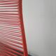 Chaise longue multi position en scoubidou années 70