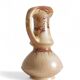 Mid-Century Ceramic Jug Vase by Roberto Rigon for Bertoncello, Signed, 1960s
