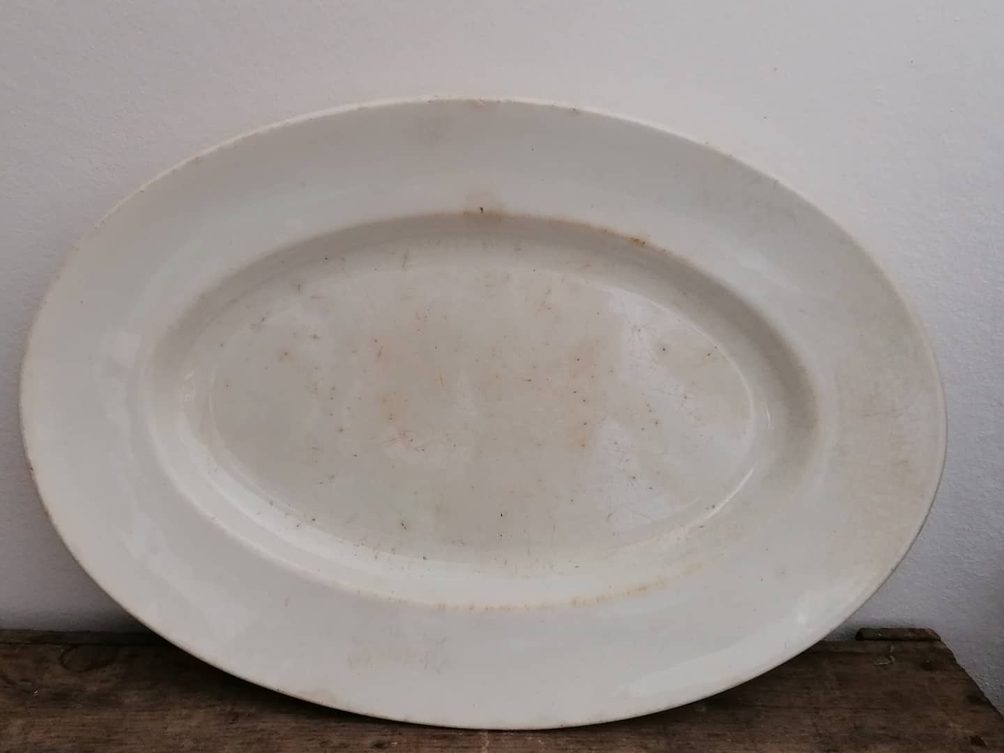 Oval earthenware dish Vieillard Bordeaux