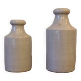 Old Mercury vials from the Dourdon Brothers Paris in sandstone