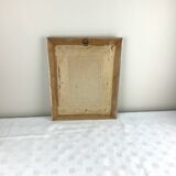 Retro/vintage wooden frame with canvas