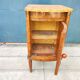 Empire style bedside table marble top