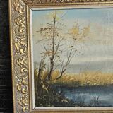 Painting "The Hunt" by Raoul Delbove