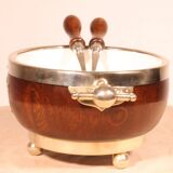 Salad Bowl with Its Cutlery 19th Century