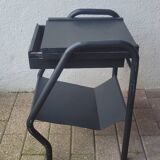 50s boarding school bedside table