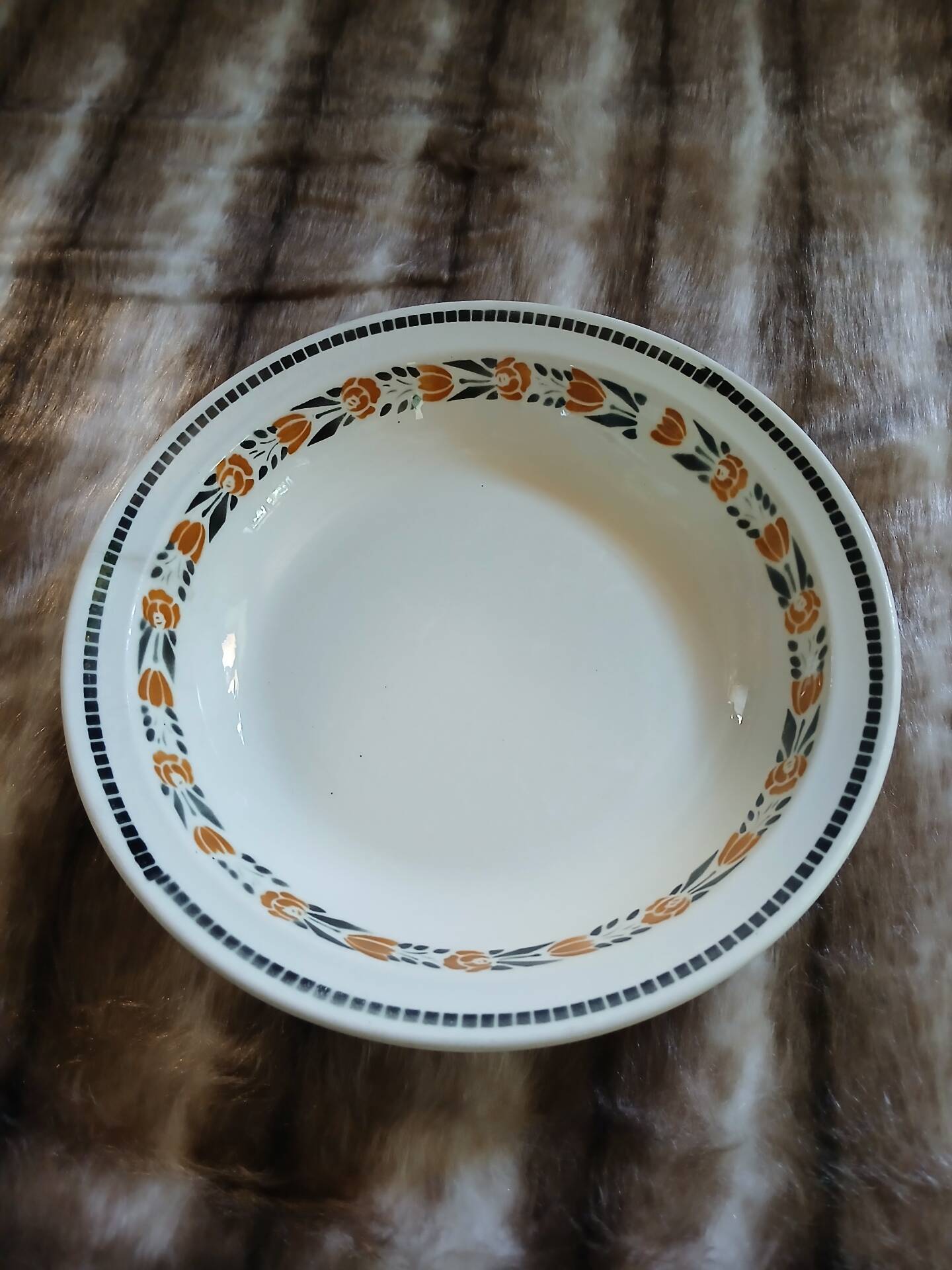 Old Badonviller plate "Denise"