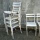 Set of chairs and tables bistro metal