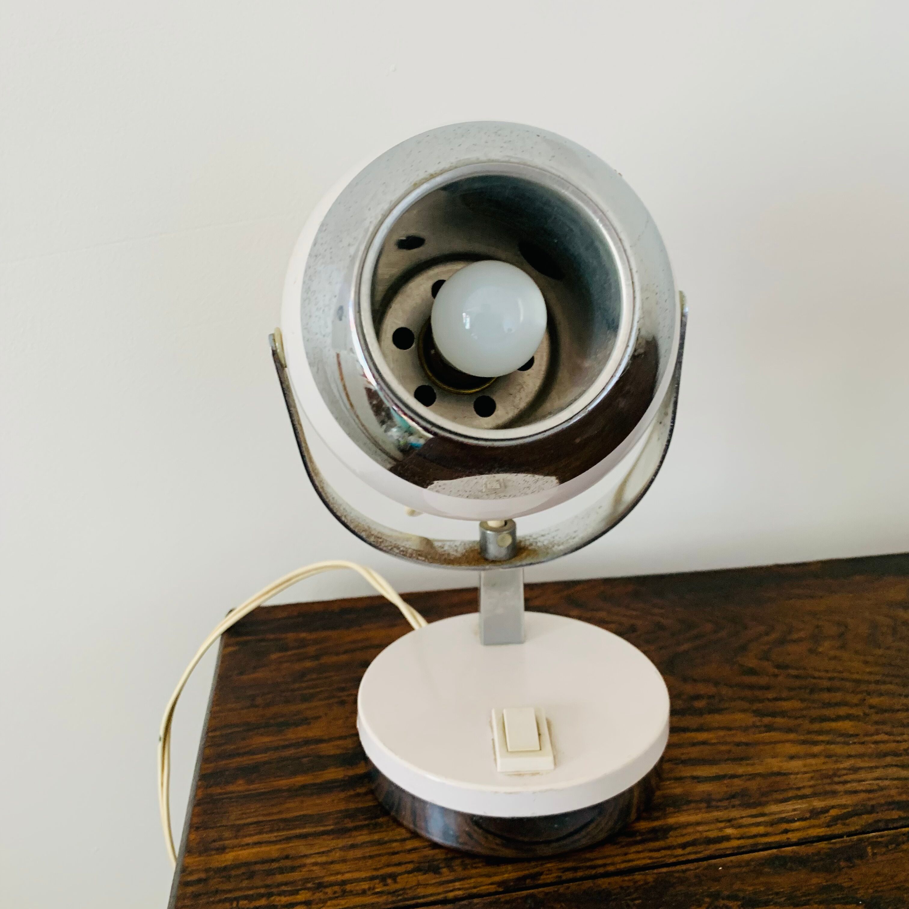 Vintage desk lamp space age seventies