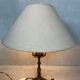 Antique Spanish brutalist table lamp – wrought iron