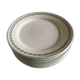 Set of 10 plates Sarreguemines 1900 faience U-C Nobilis