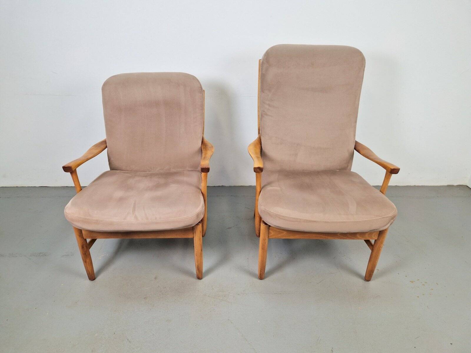 Fauteuils en hêtre vintage de Farstrup Møbler, années 1970, ensemble de 2