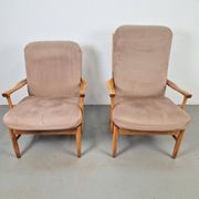 Fauteuils en hêtre vintage de Farstrup Møbler, années 1970, ensemble de 2