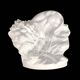 White clay, large Art Deco lion figure, Czech Republic, early 20th century