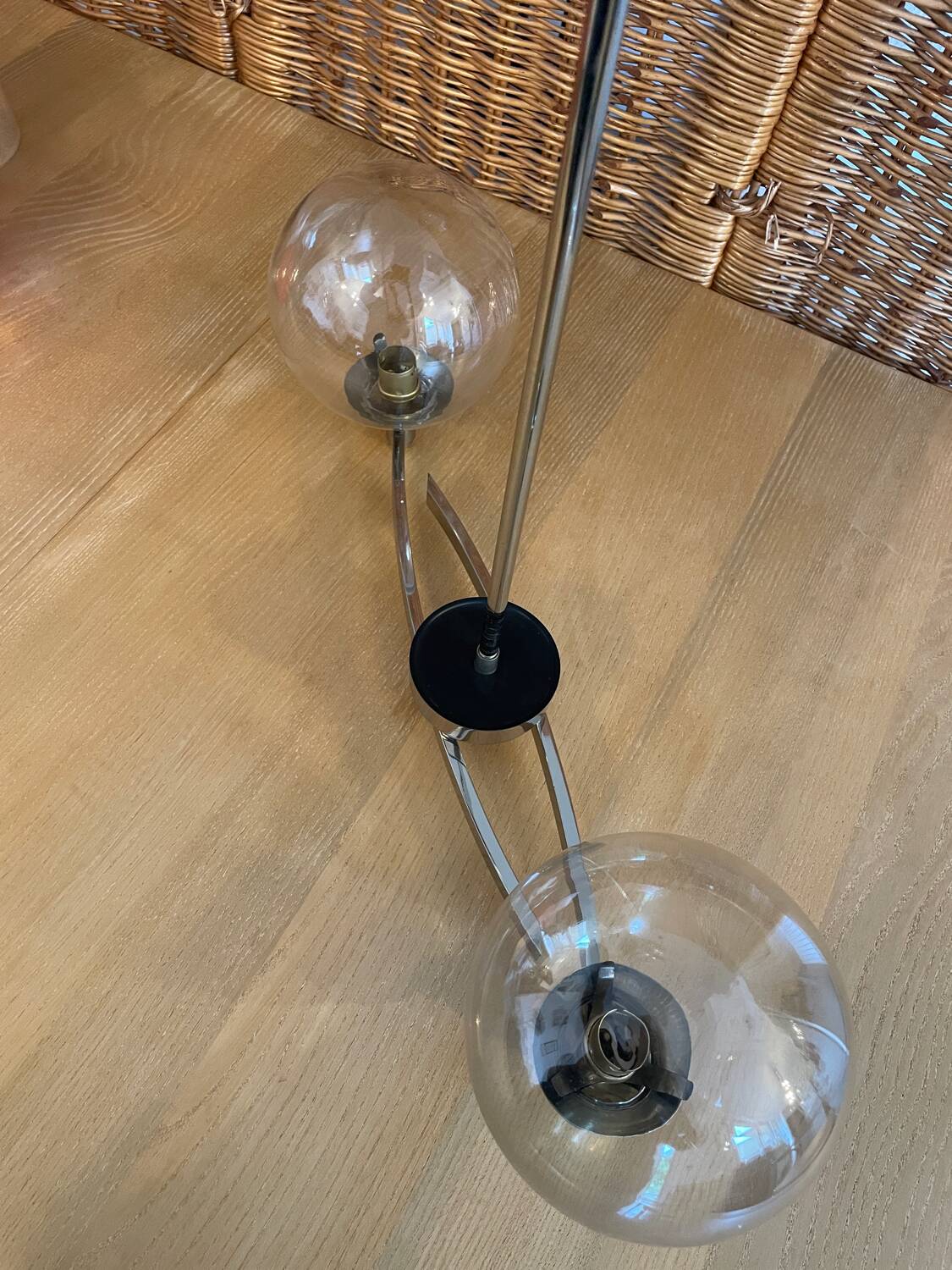 Space age style chandelier